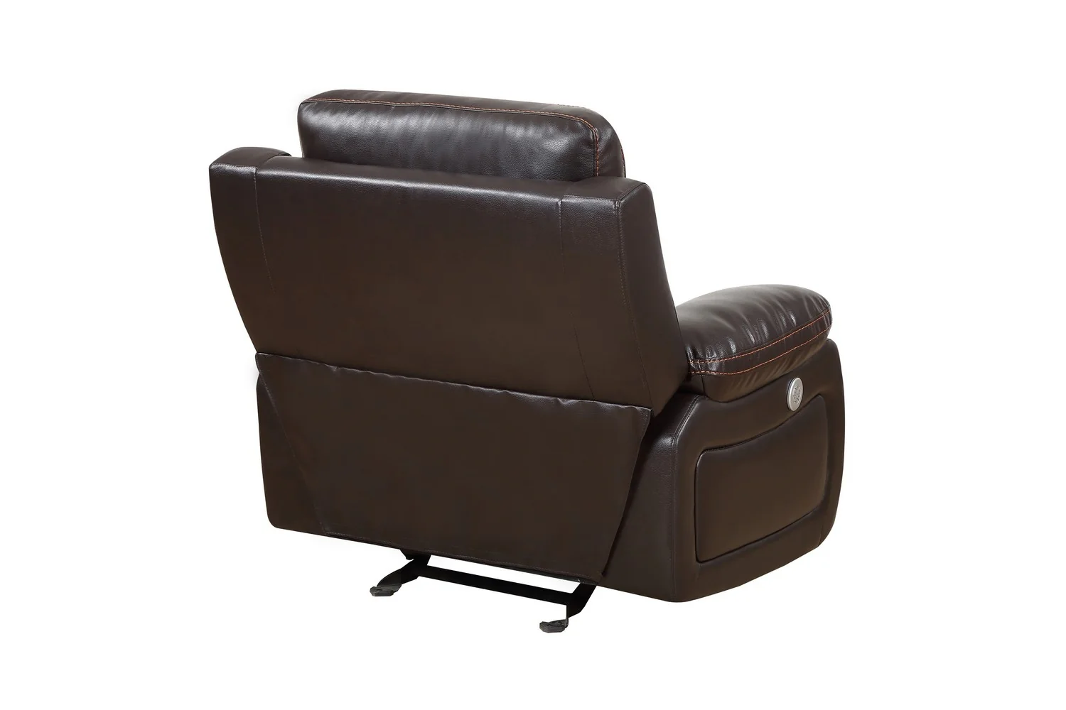 Brown Power Reclining Chair By Homeroots - 366348 - Image 4