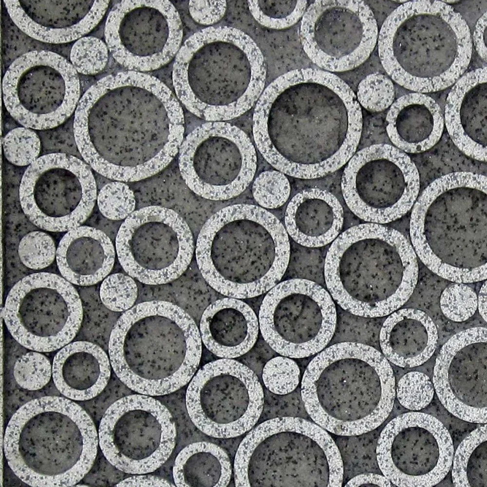 Brown Sandstone Square Bubble Design - Wall Decor By Homeroots - Image 4