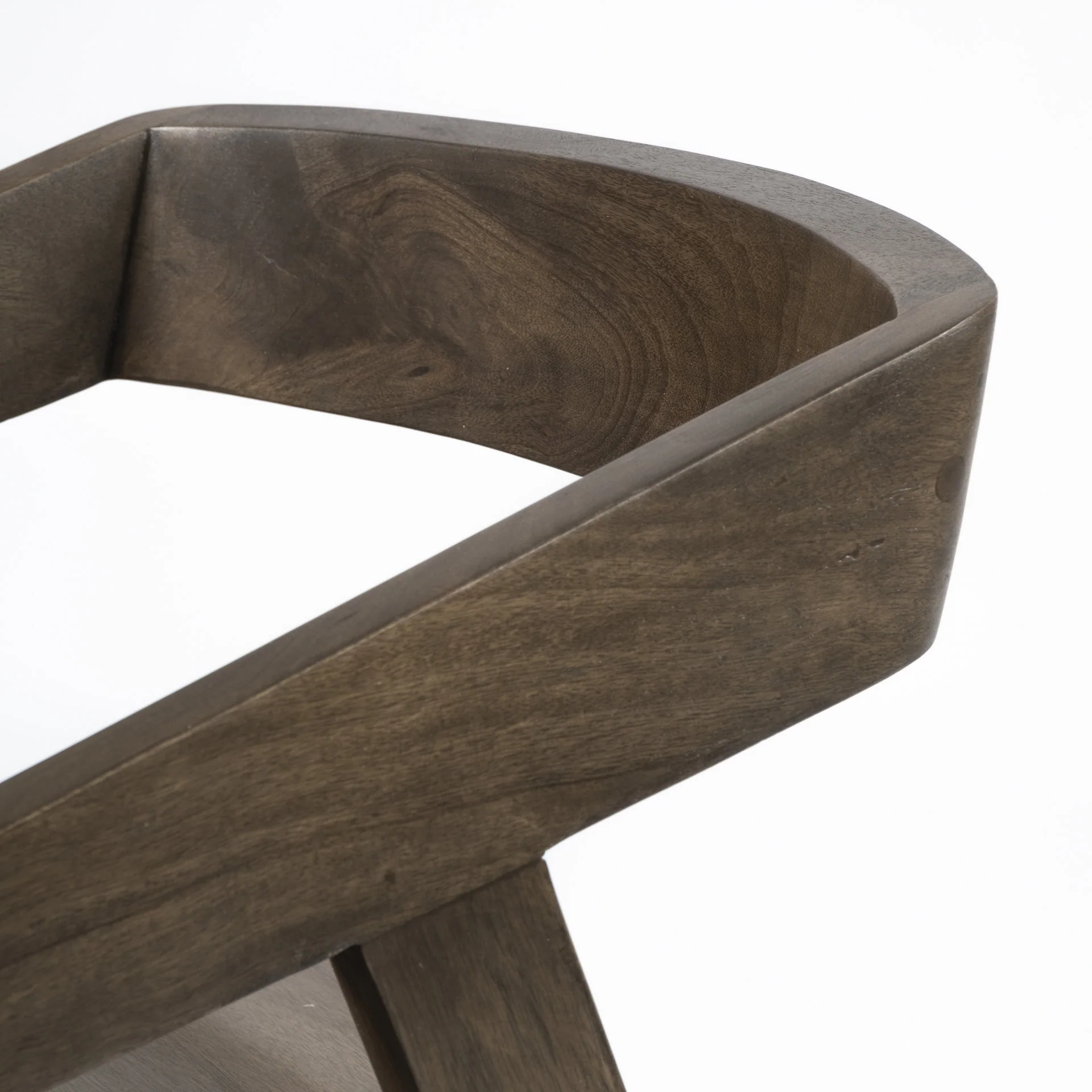 Brown Solid Wood Dining Chair By Homeroots - Image 7