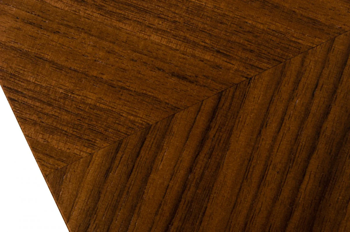 Brown Solid Wood Dining Table By Homeroots - Image 5