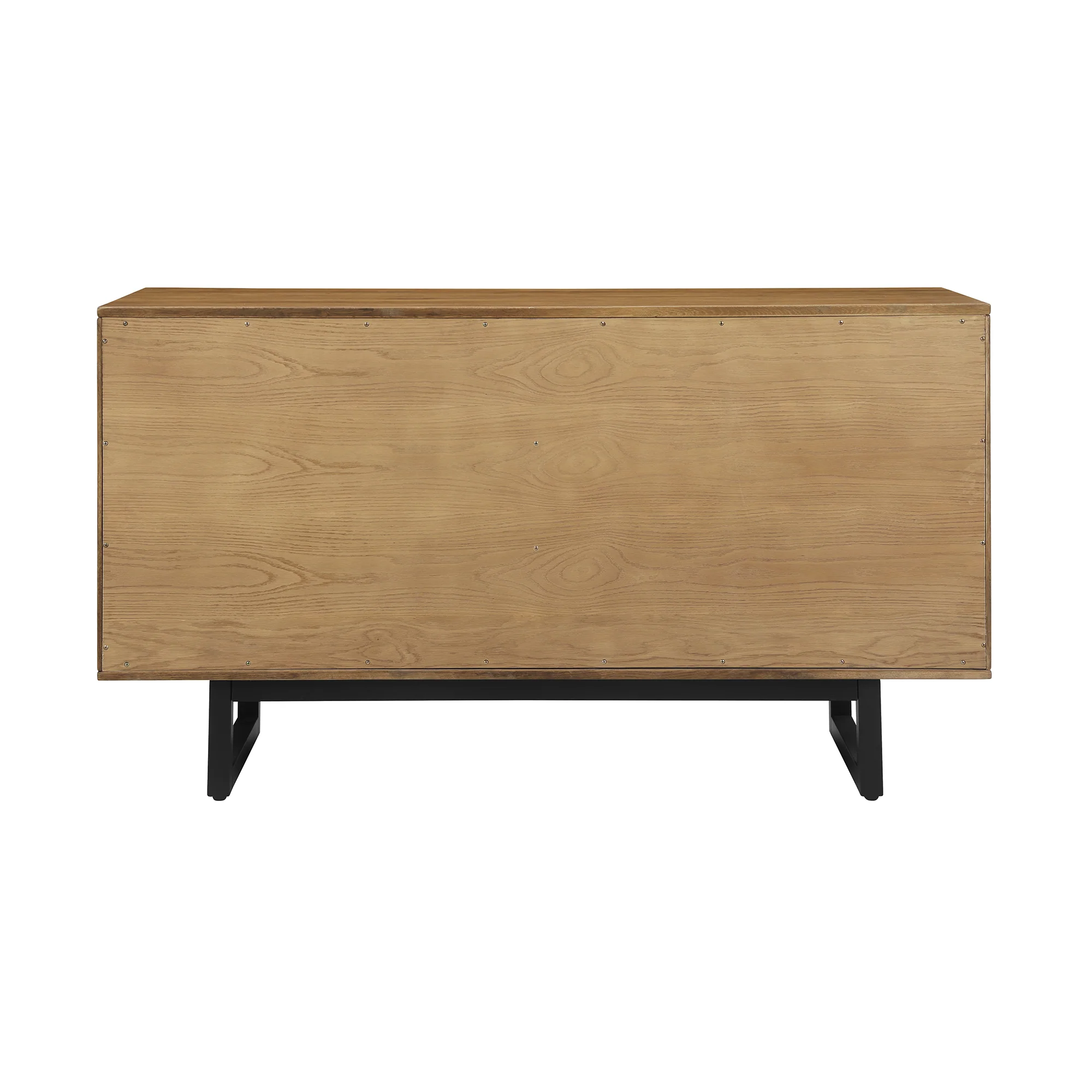Brown Solid Wood Four Drawer Double Dresser By Homeroots - Image 4