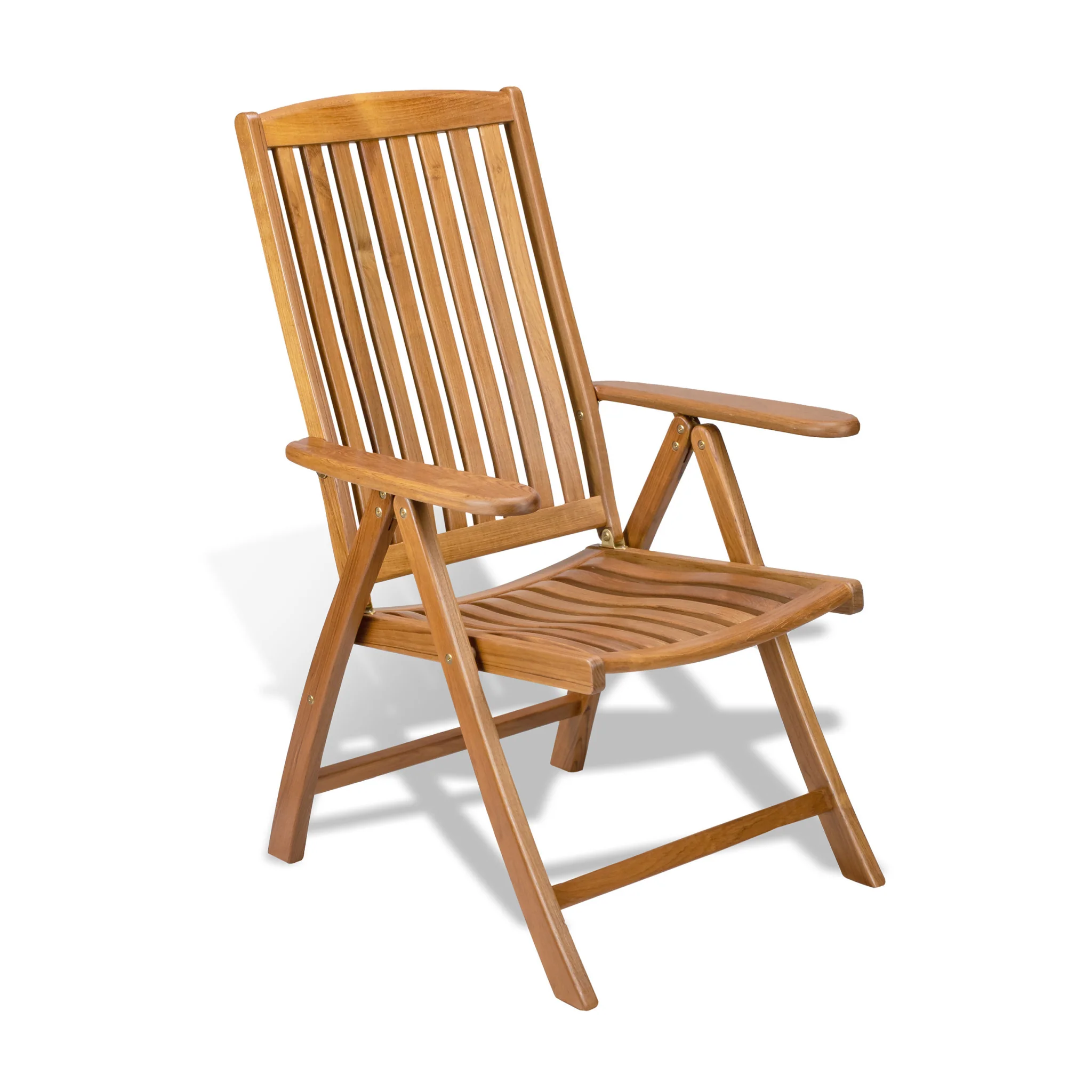 Brown Solid Wood Indoor Outdoor Arm Chair By Homeroots - Image 4