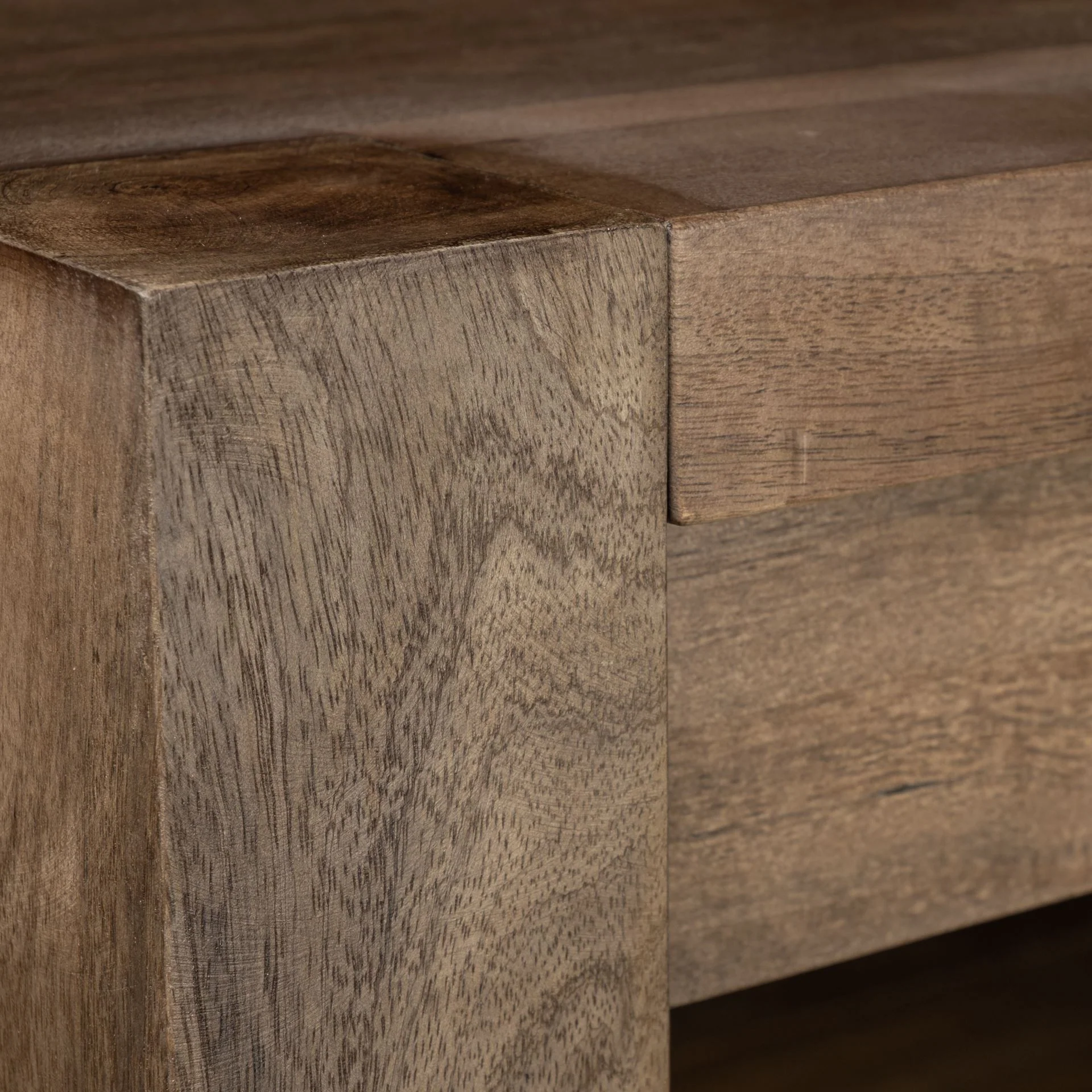 Brown Solid Wood Kitchen Island With Two Tier Smooth Counter Top By Homeroots - Image 5