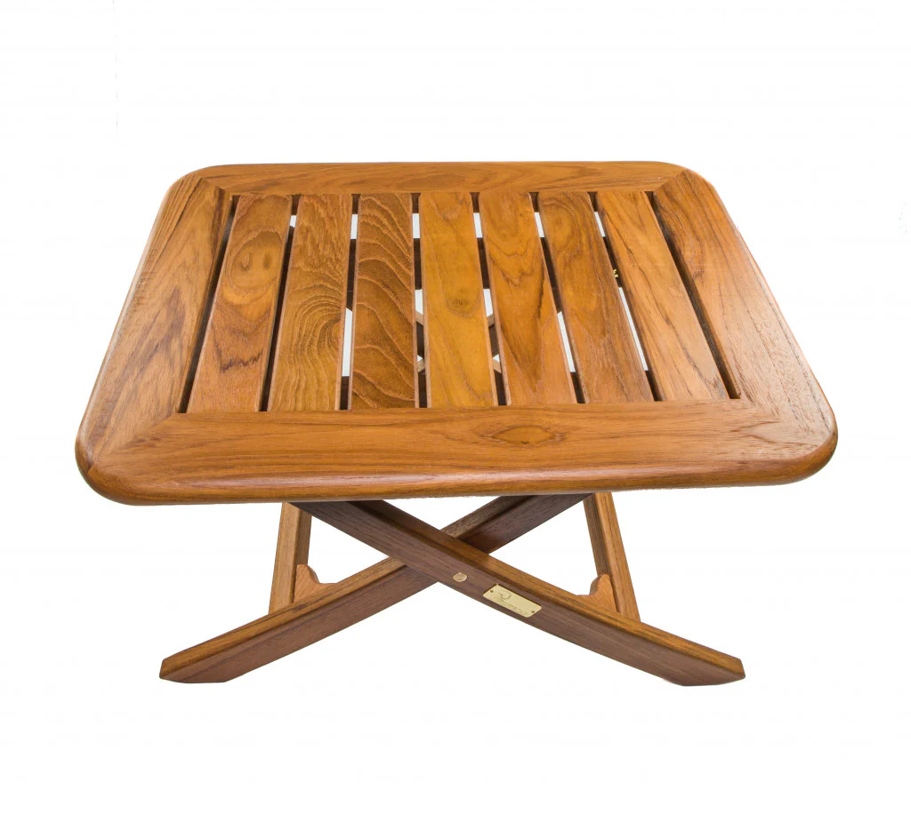 Brown Solid Wood Rectangular End Table By Homeroots - Image 2