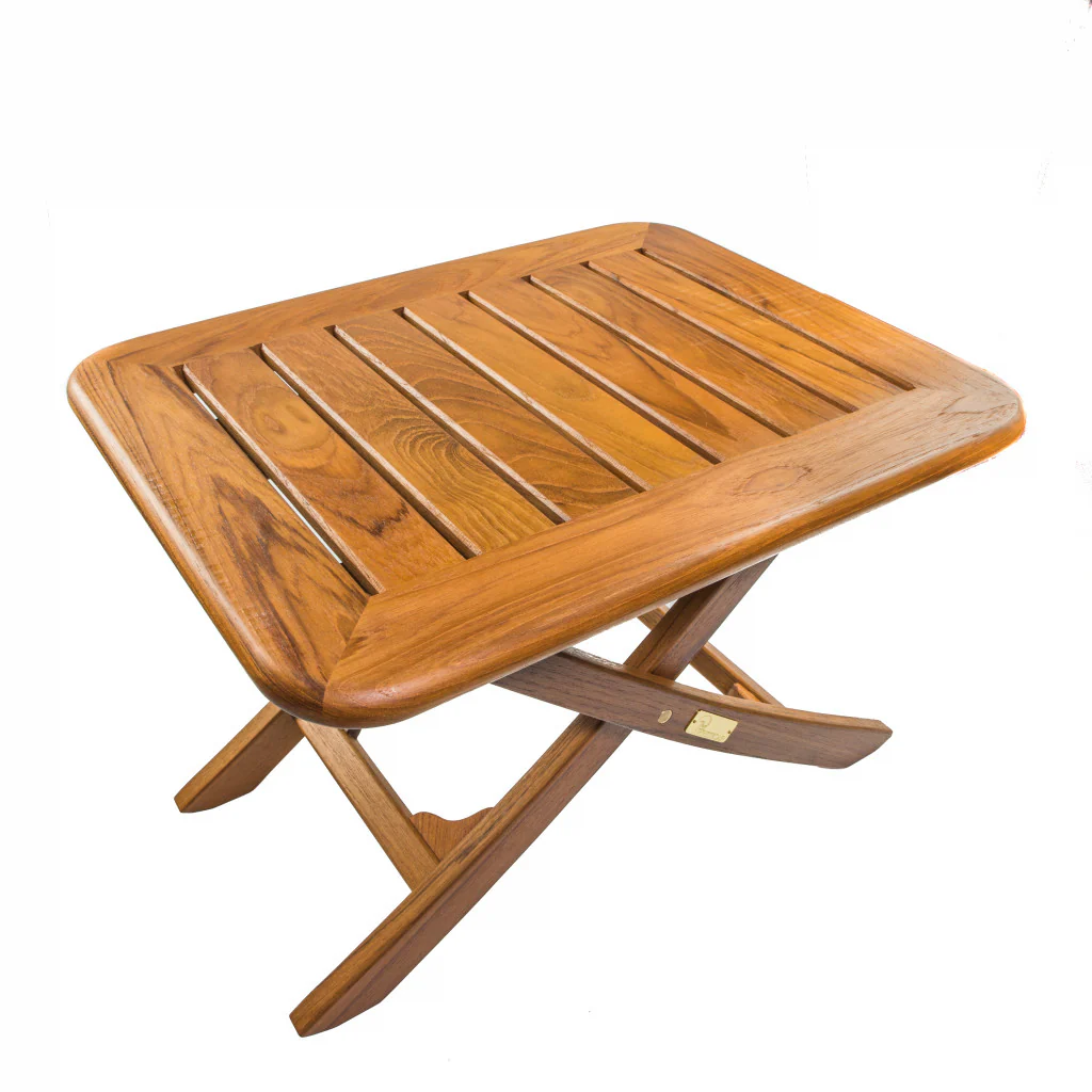 Brown Solid Wood Rectangular End Table By Homeroots - Image 4