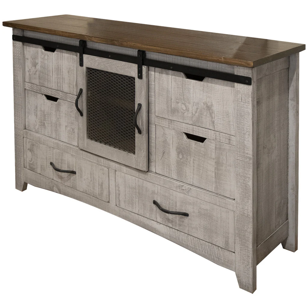 Brown Solid Wood Six Drawer Triple Dresser By Homeroots - Image 4