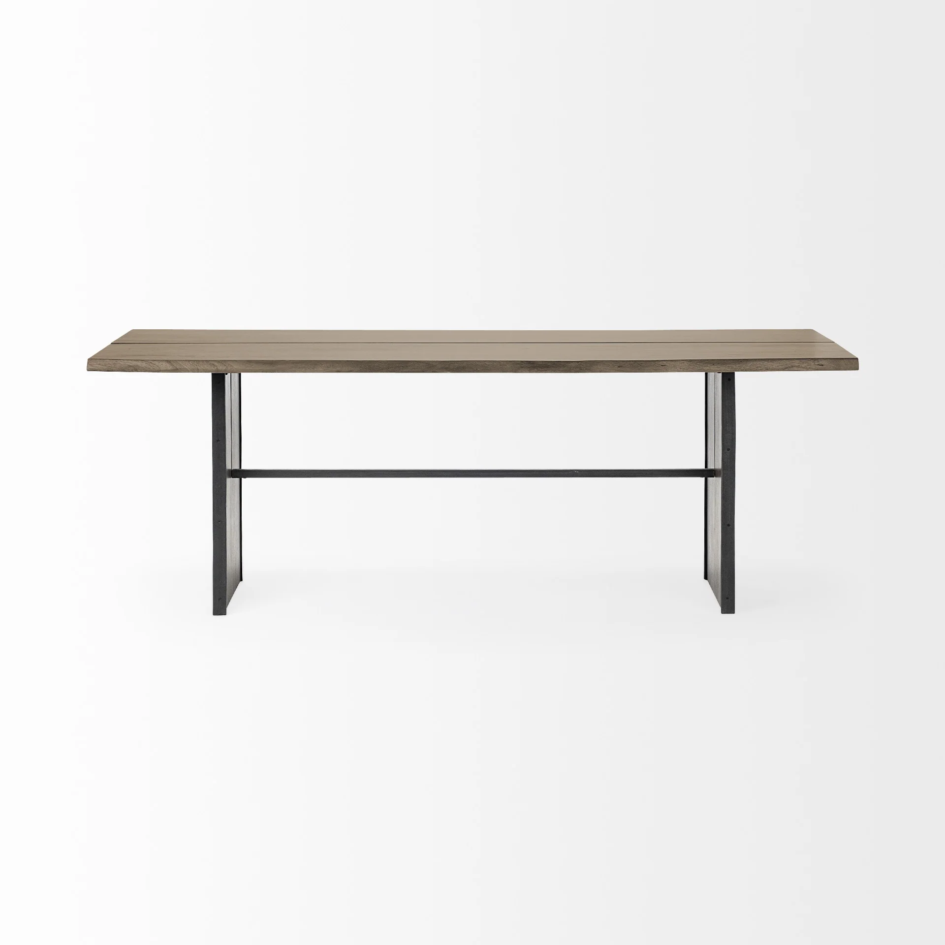 Brown Solid Wood Top And Base Dining Table By Homeroots - Image 3