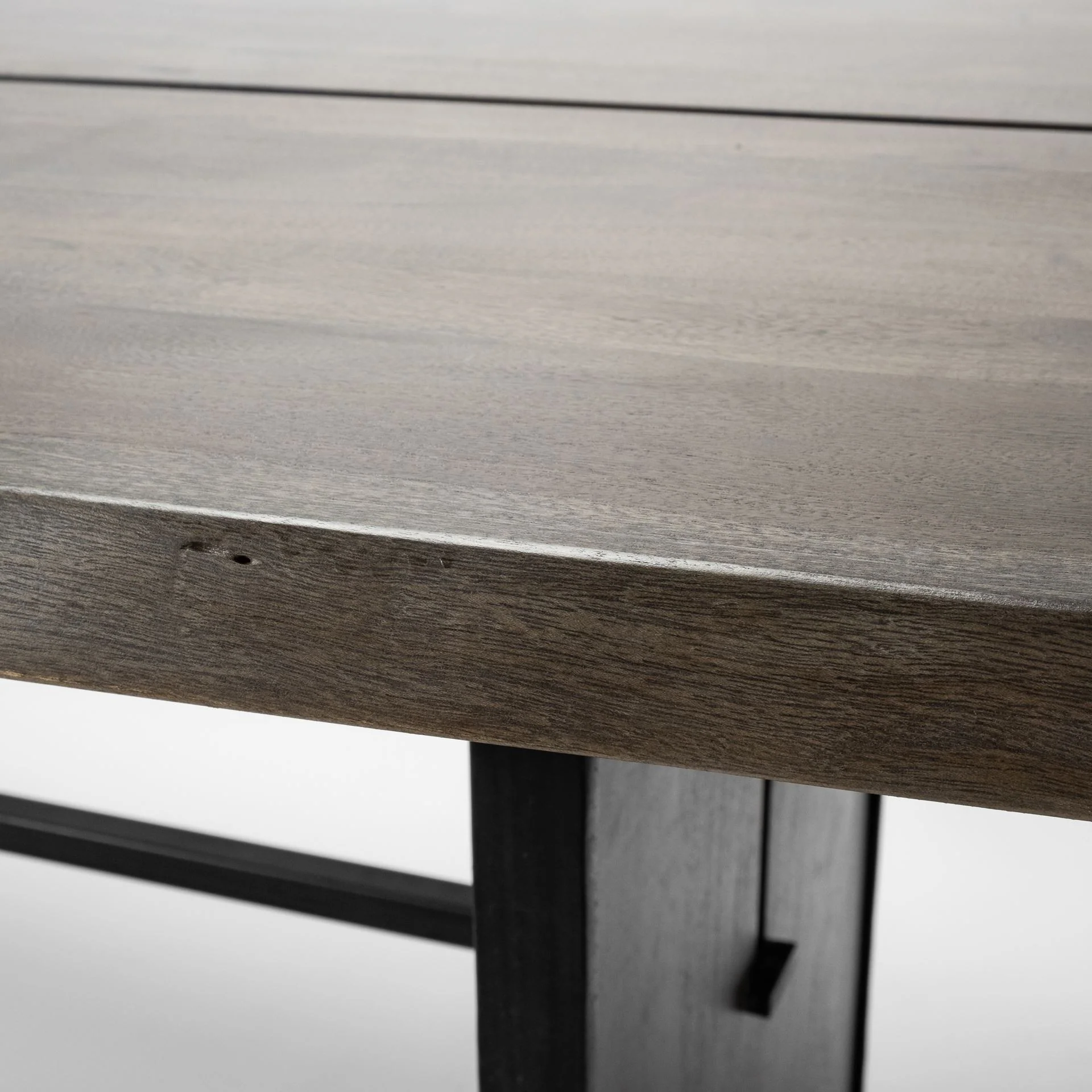 Brown Solid Wood Top And Base Dining Table By Homeroots - Image 5