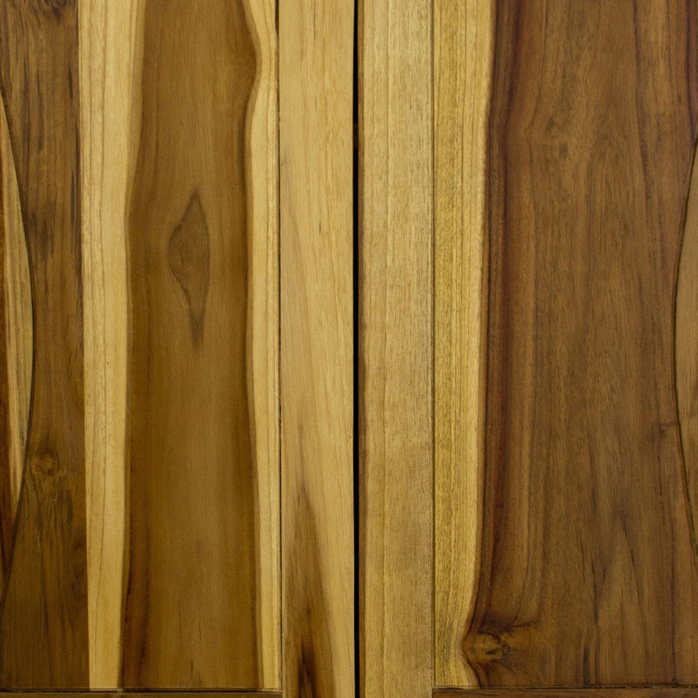 Brown Solid Wood Wall Mounted Accent Cabinet By Homeroots - Image 4