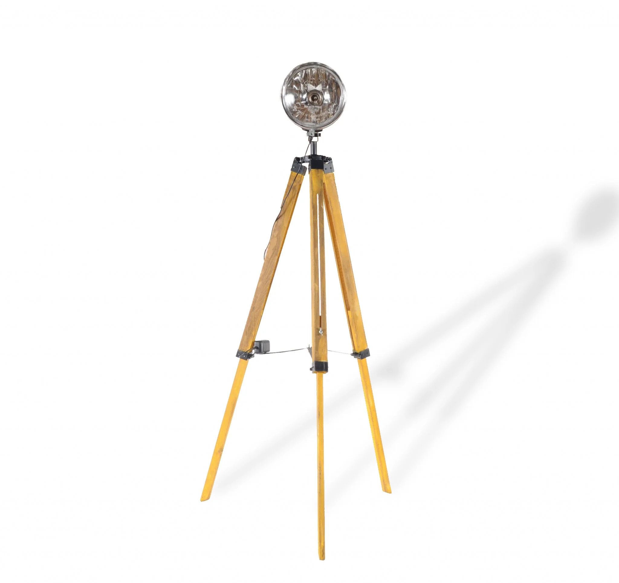 Brown Tripod Floor Lamp With Cone By Homeroots - Image 8