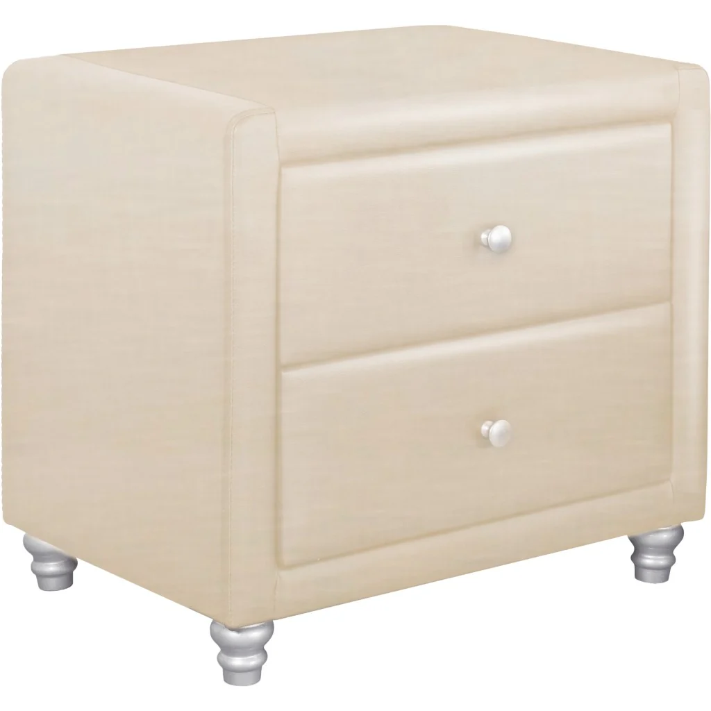 Brown Upholstered 2 Drawer Nightstand By Homeroots - Image 22