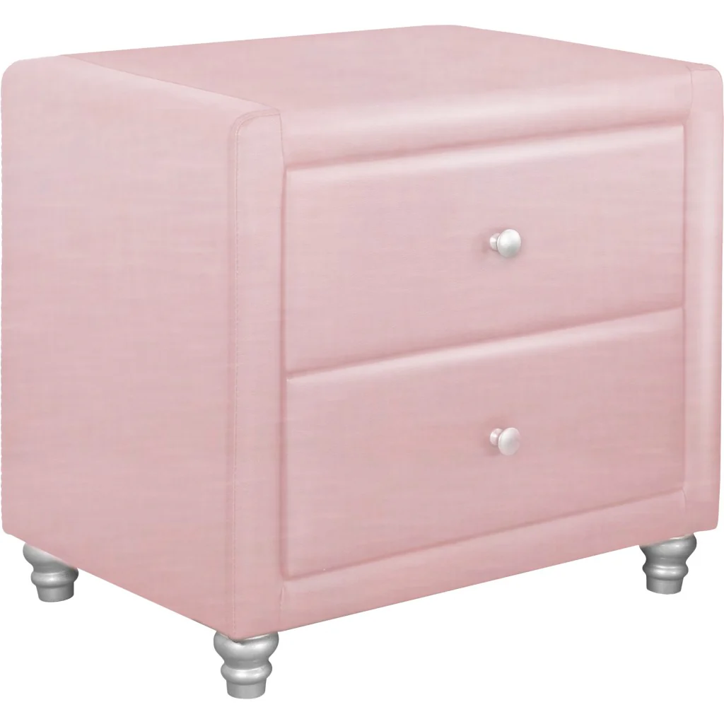 Brown Upholstered 2 Drawer Nightstand By Homeroots - Image 27