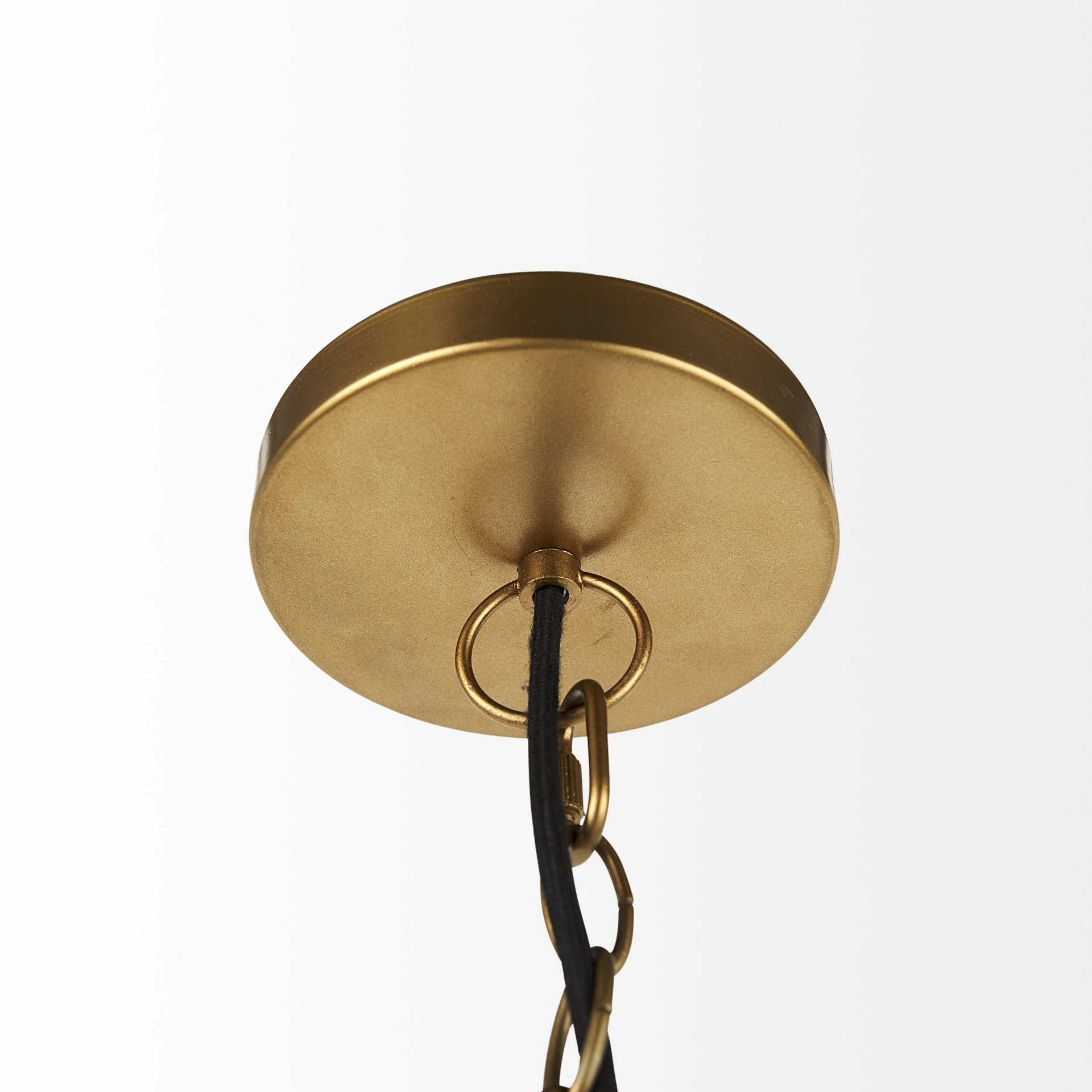 Brown Wicker Domed Hanging Pendant Light By Homeroots - Image 5