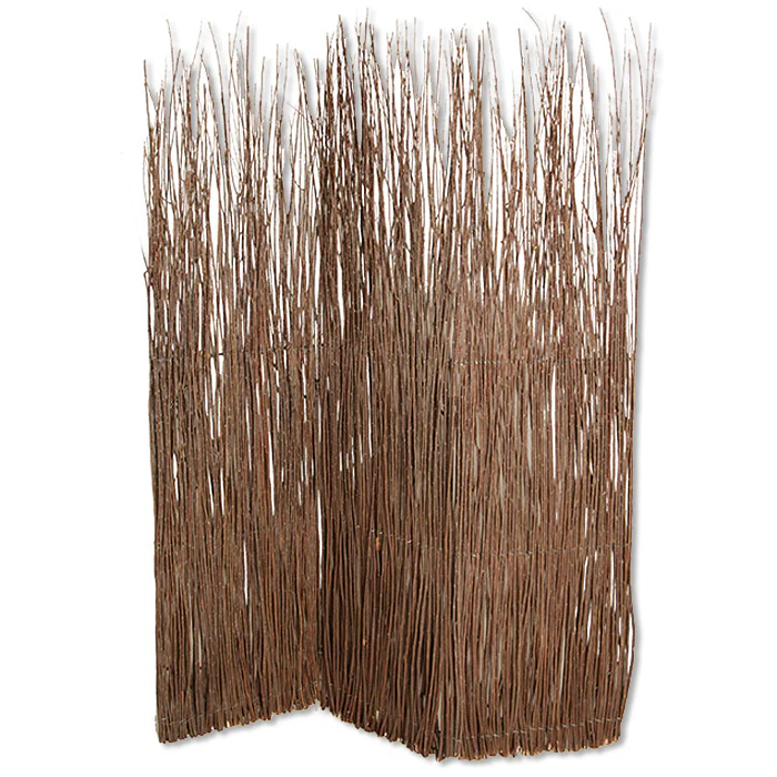 Brown Willow Adirondack Screen By Homeroots - Image 2