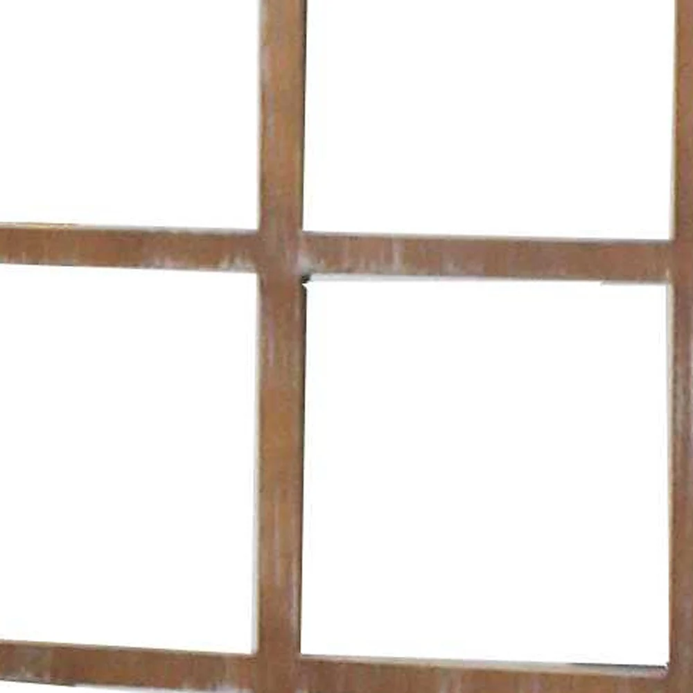Brown Wood Mirror Screen By Homeroots - Image 5