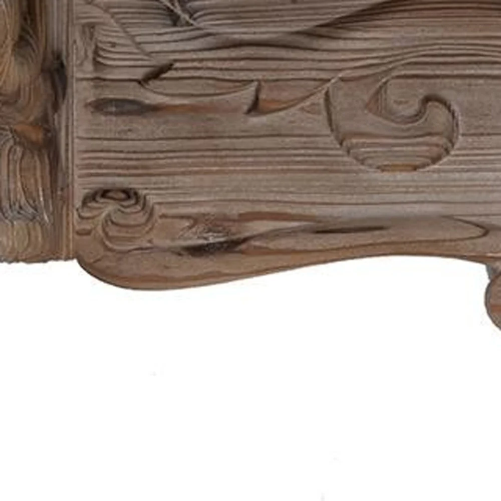 Brown Wood Novelty Hanging Tapestry By Homeroots - Image 5