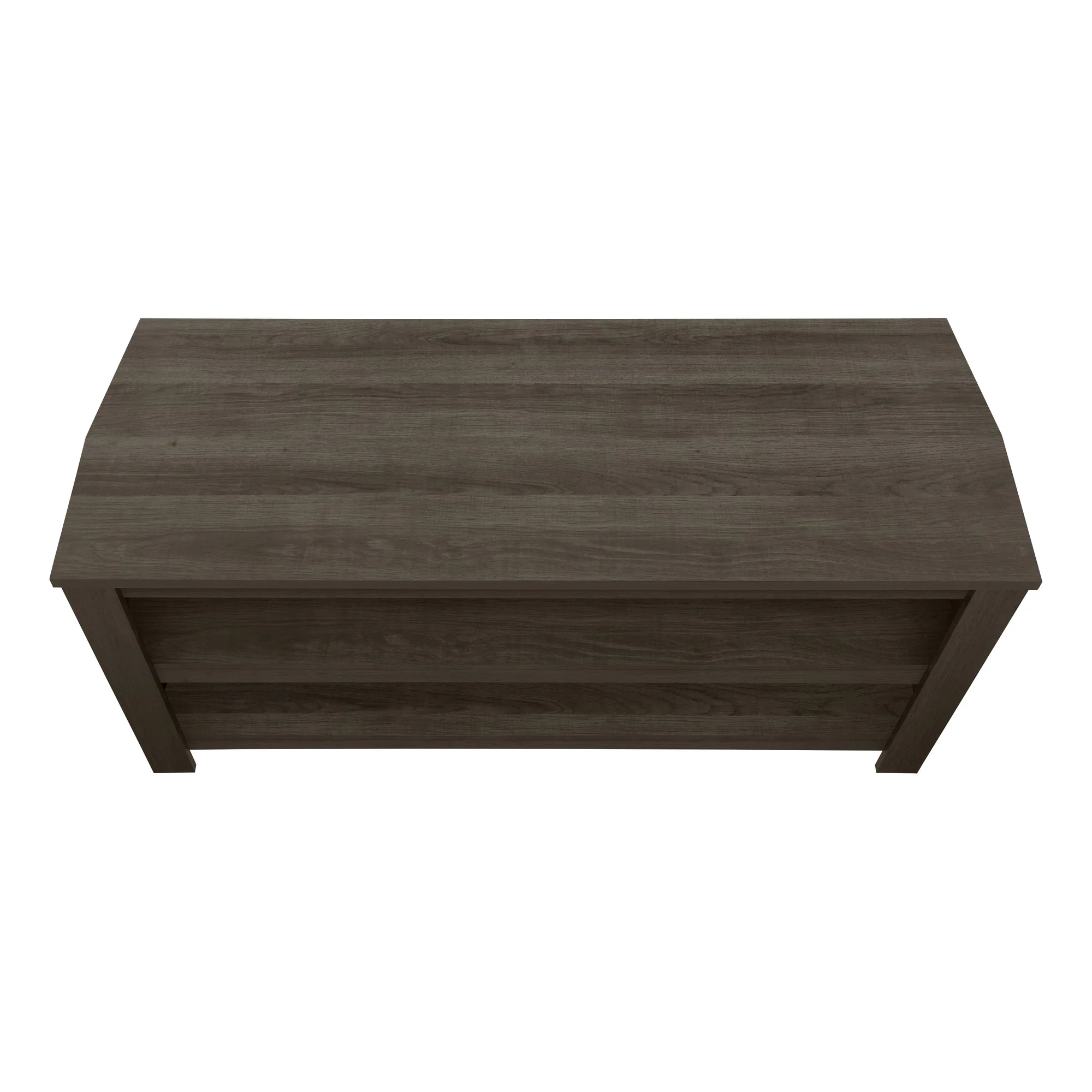 Brown Wood Open Shelving TV Stand By Homeroots - Image 6