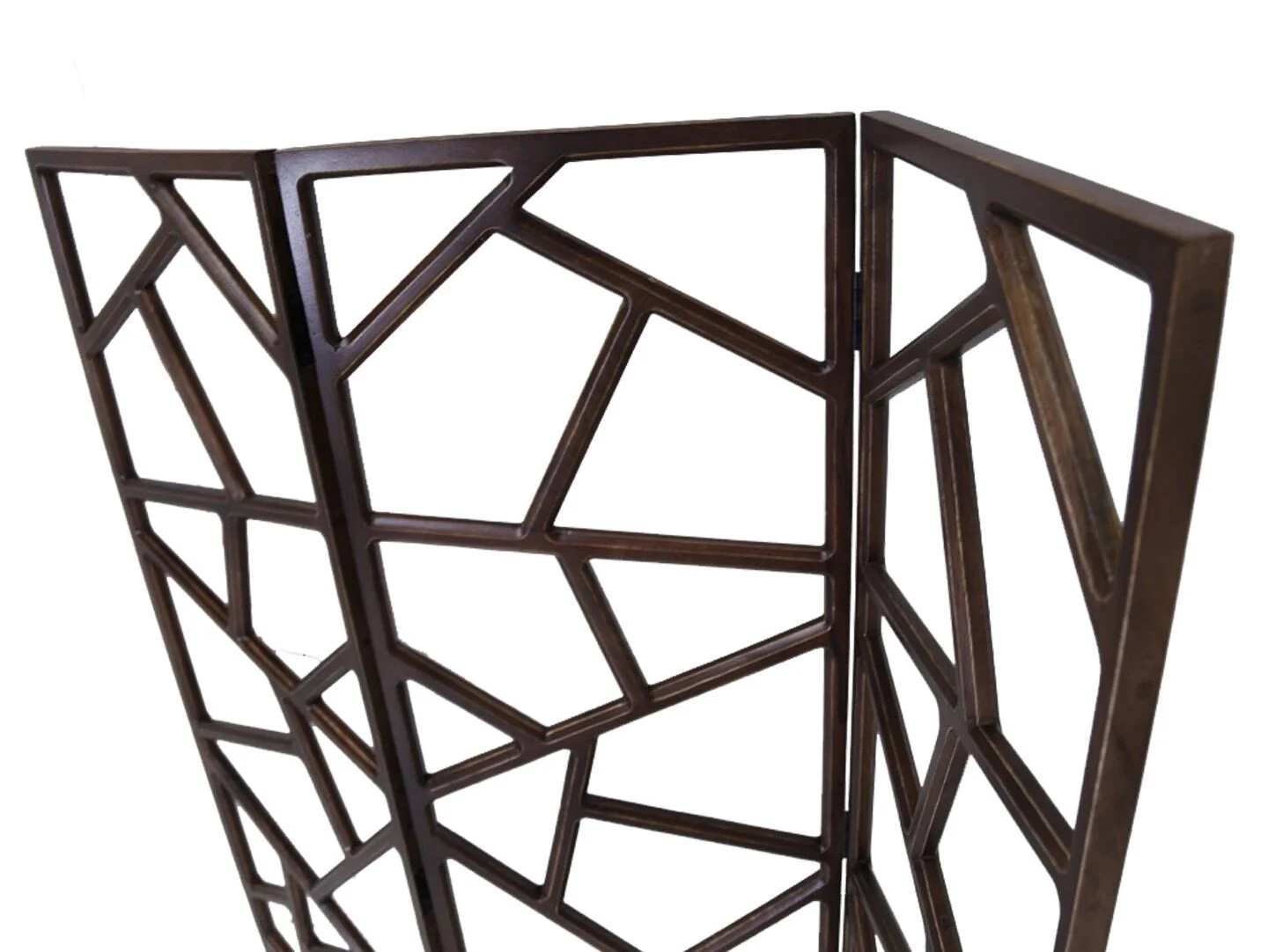 Brown Wood Santa Cruz - Screen By Homeroots - Image 3