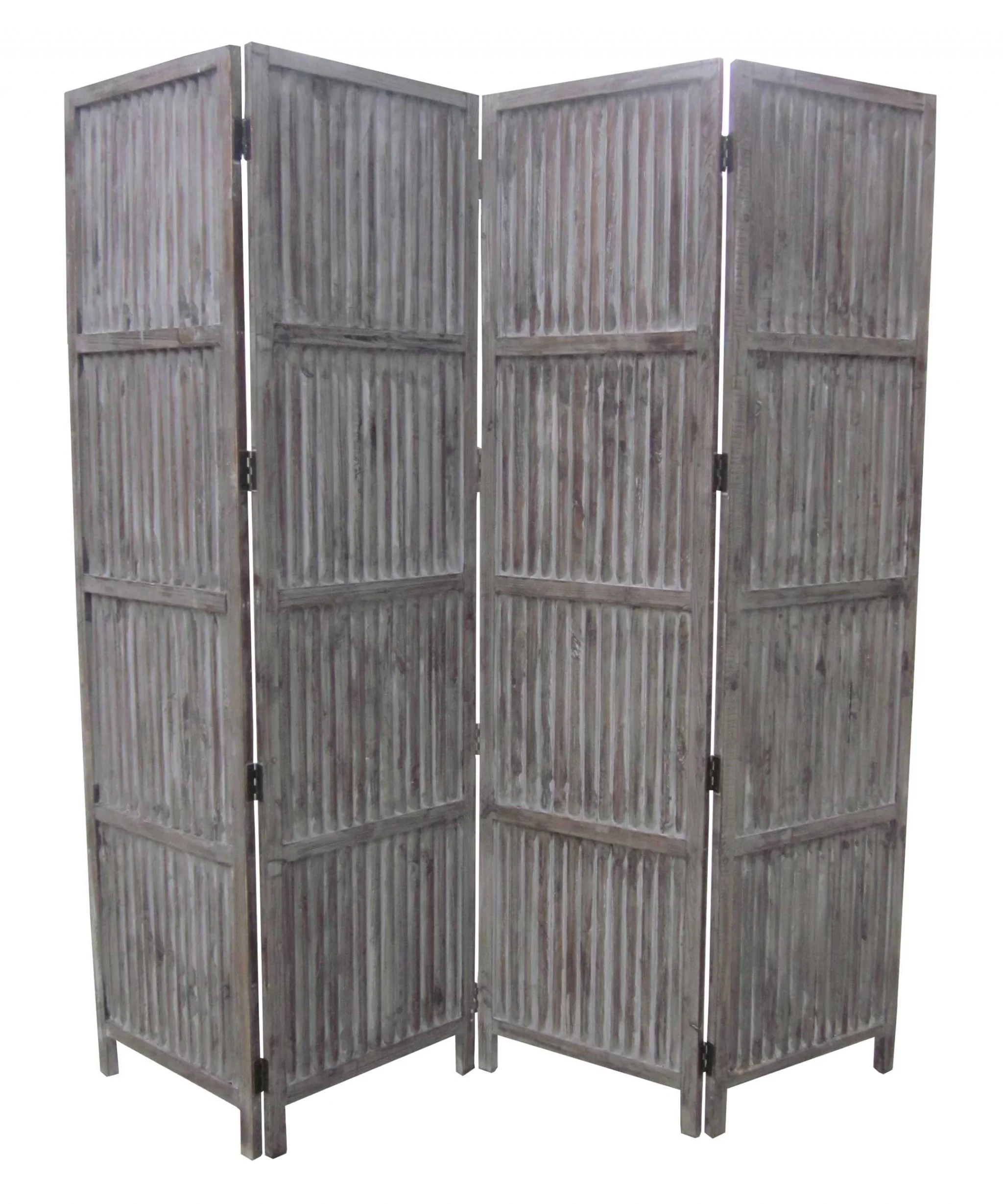Brown Wood Screen By Homeroots - 274643 - Image 2