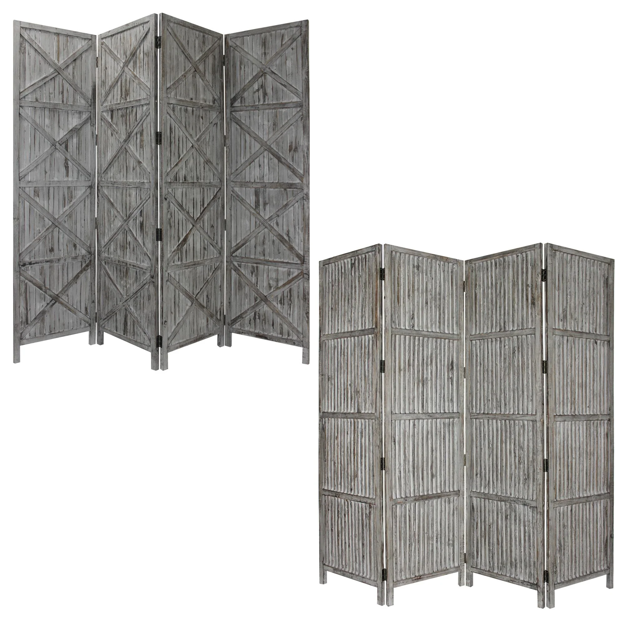 Brown Wood Screen By Homeroots - 274643 - Image 3