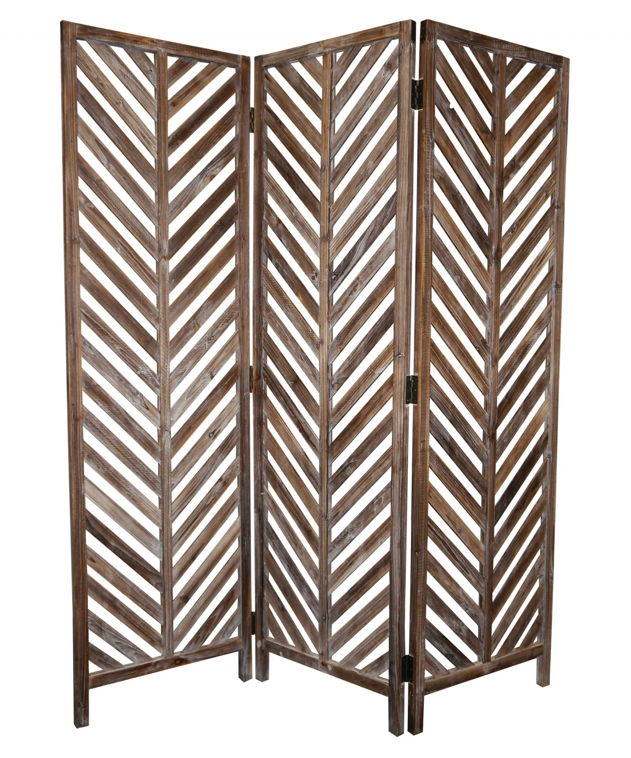 Brown Wood Screen By Homeroots - 274687 - Image 3