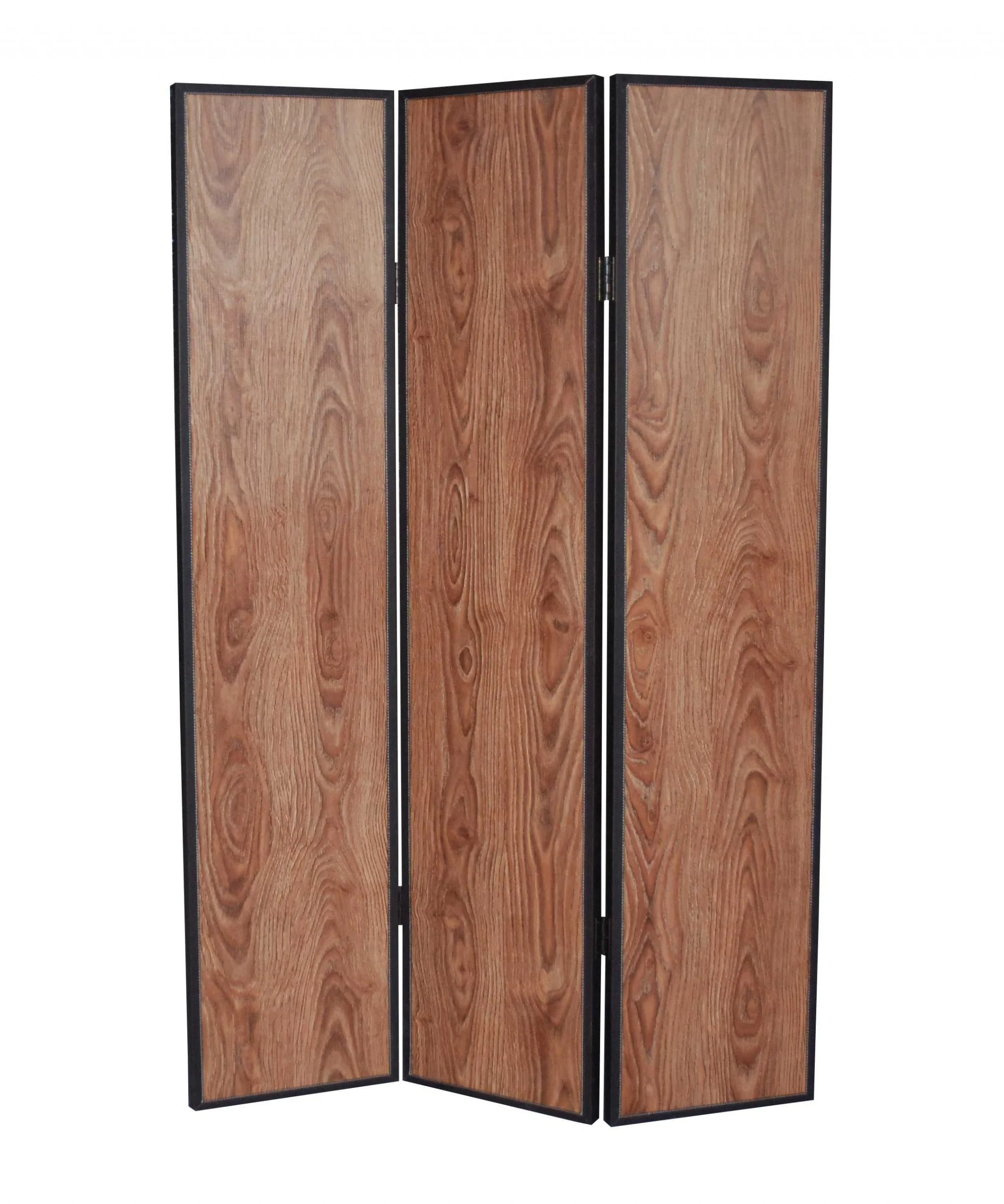 Brown Wood Screen By Homeroots - 274689 - Image 2