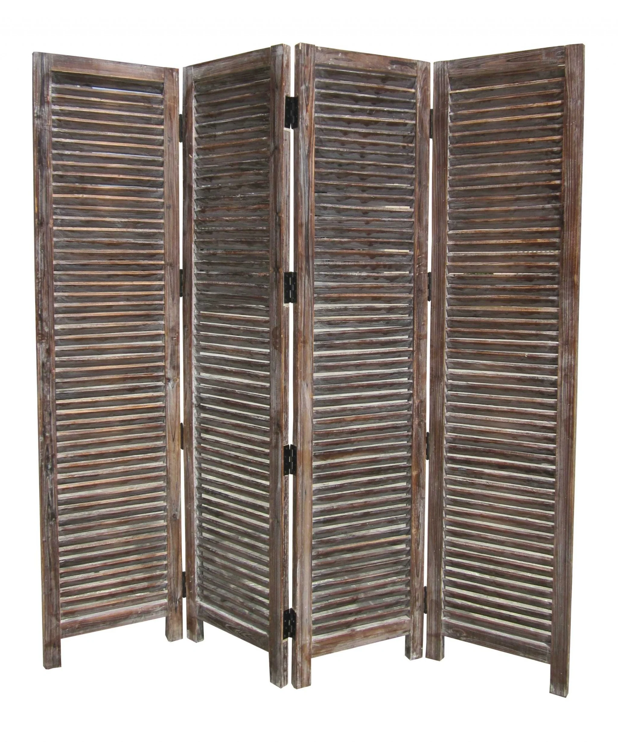 Brown Wood Screen By Homeroots - 274748 - Image 2