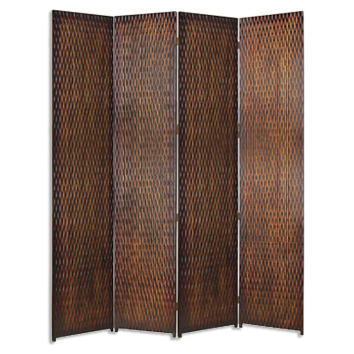 Brown Wood Screen By Homeroots - 274905 - Image 3