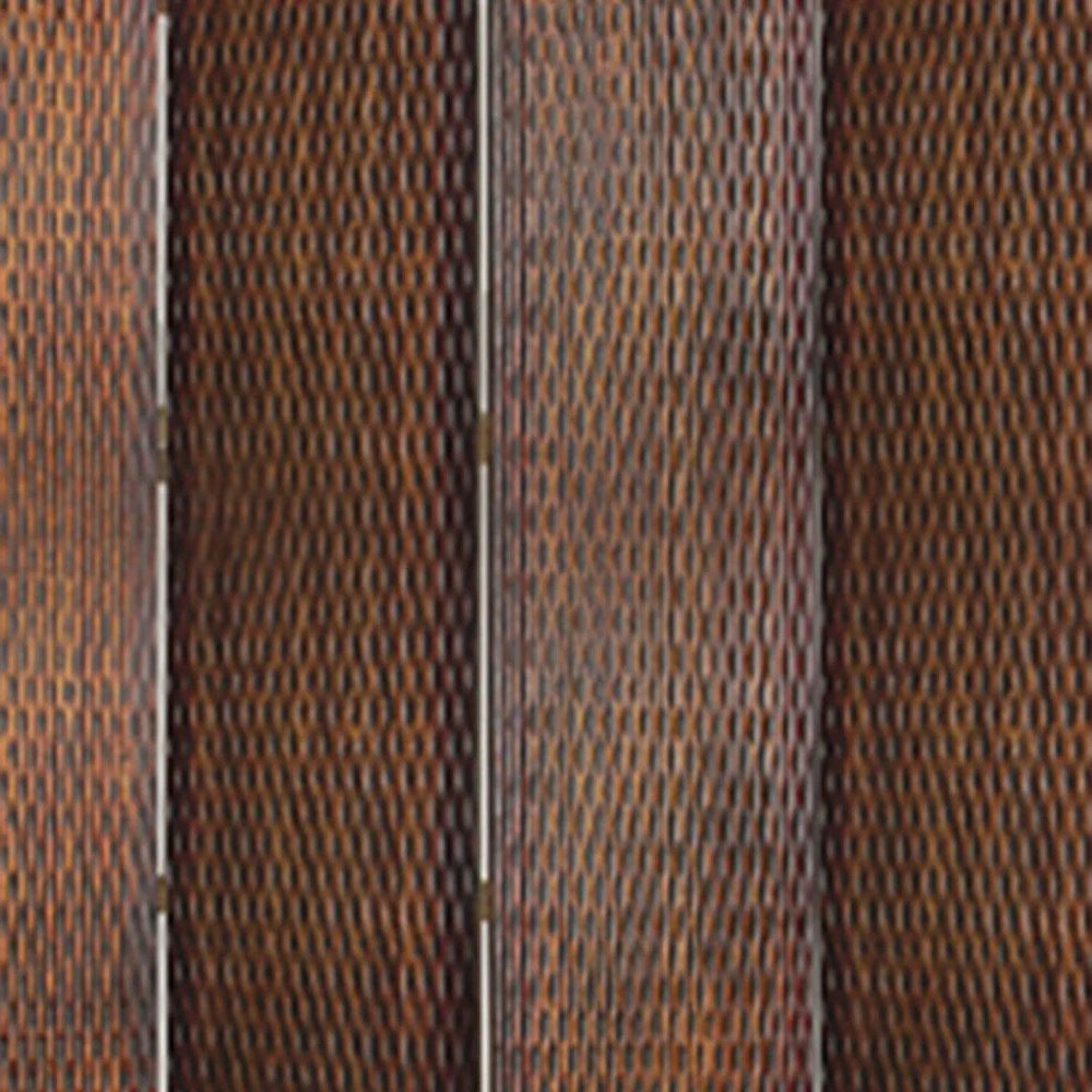 Brown Wood Screen By Homeroots - 274905 - Image 5