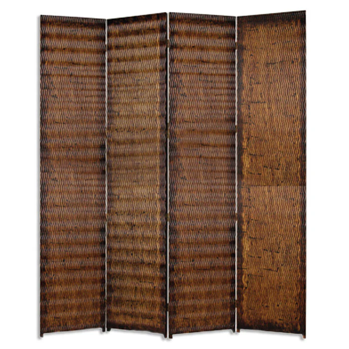 Brown Wood Screen By Homeroots - 274907 - Image 3