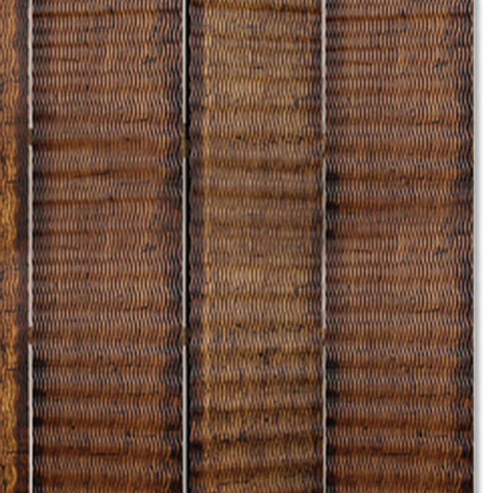 Brown Wood Screen By Homeroots - 274907 - Image 5