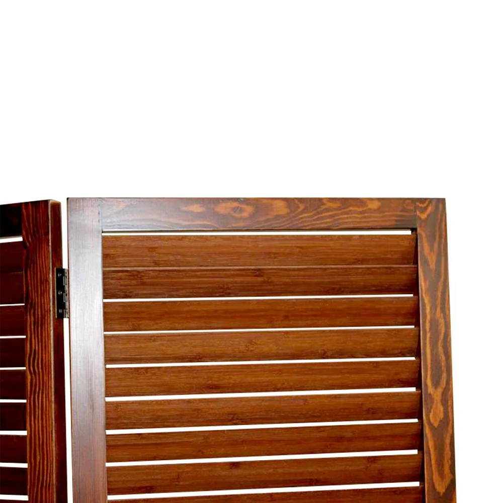 Brown Wood Screen By Homeroots - 277093 - Image 3