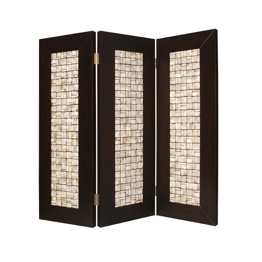 Brown Wood Screen By Homeroots - 277097 - Image 3