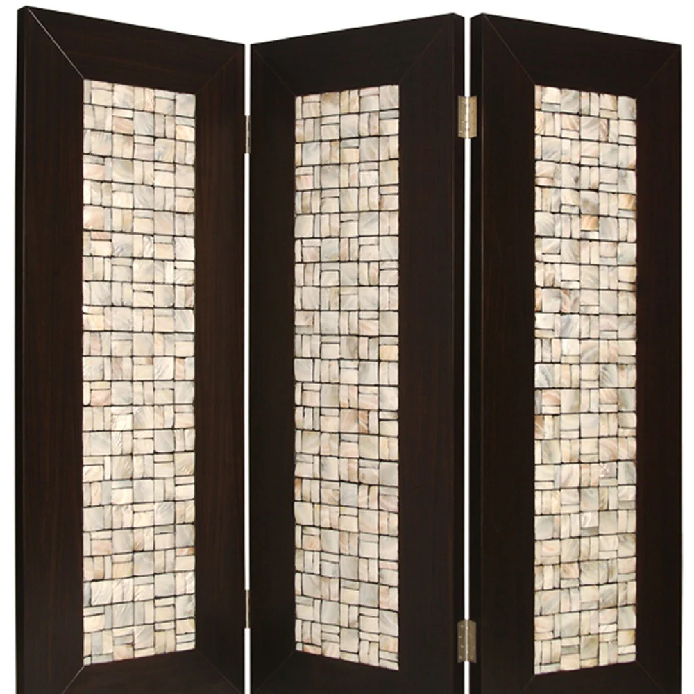 Brown Wood Screen By Homeroots - 277097 - Image 4