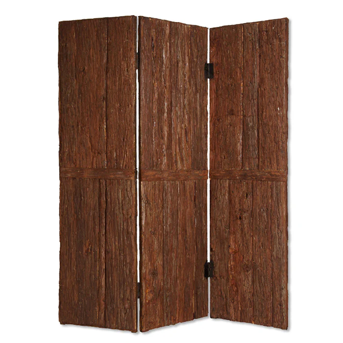 Brown Wood Tahoe Screen By Homeroots - Image 2