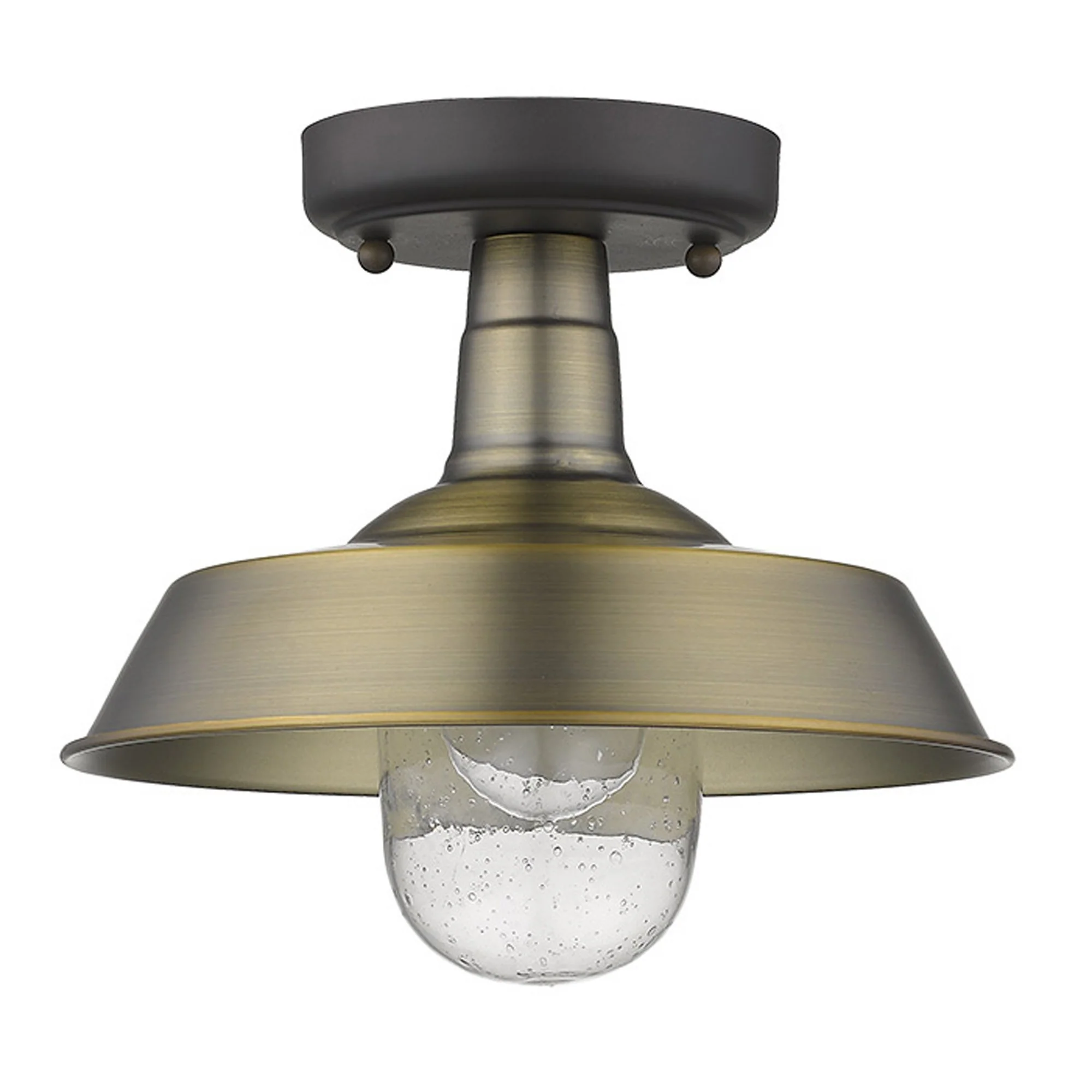 Brushed Gold Shallow Plate Adjustable Pendant Light By Homeroots - Image 5