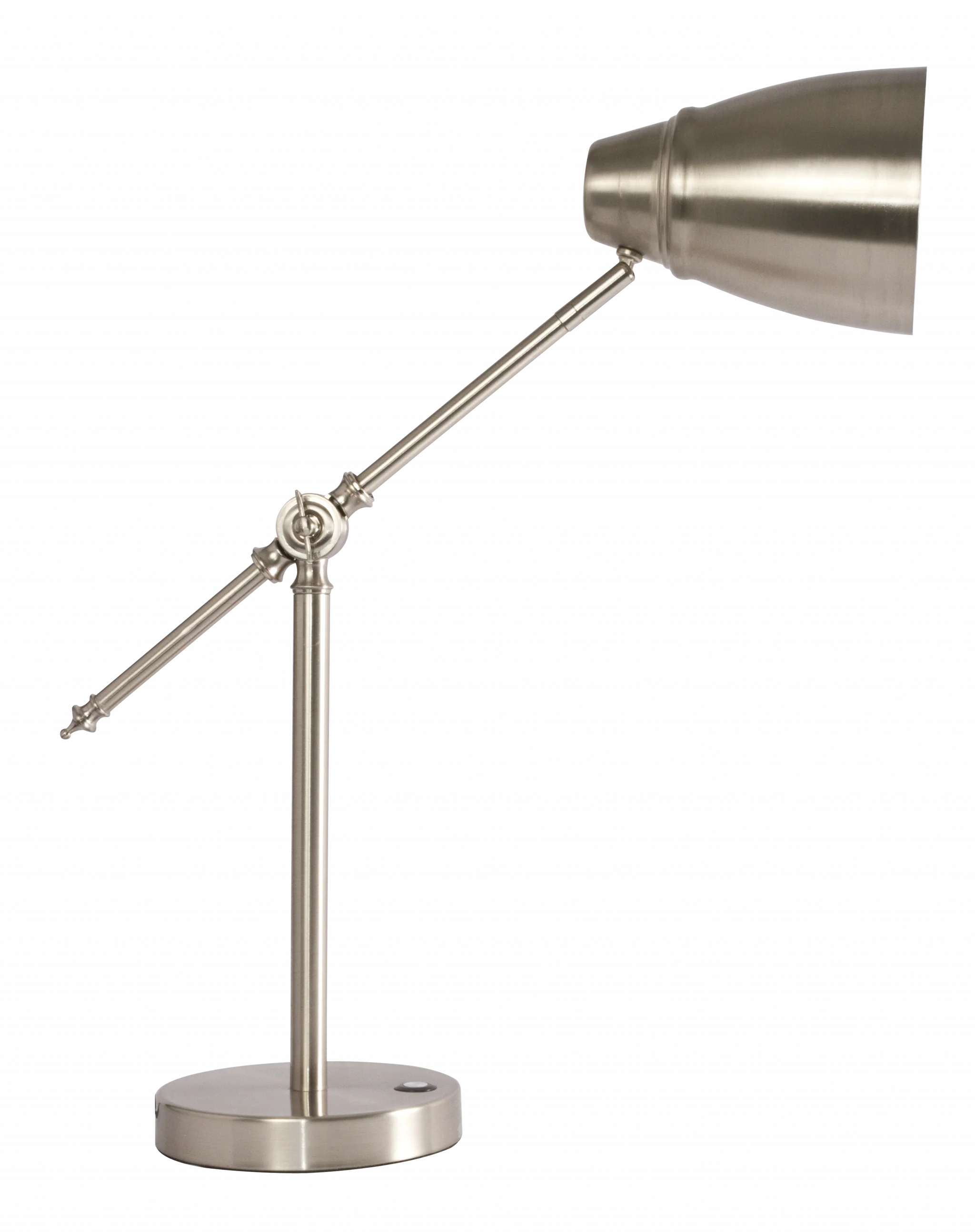 Brushed Silver LED Adjustable Desk Lamp By Homeroots - Image 2