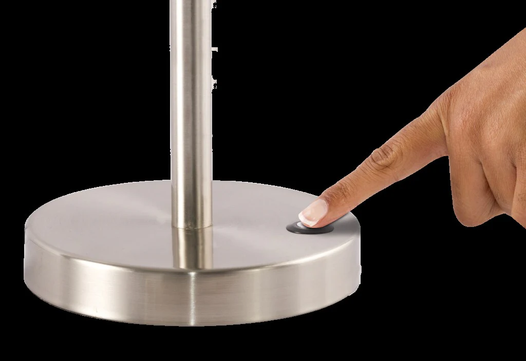 Brushed Silver LED Adjustable Desk Lamp By Homeroots - Image 4