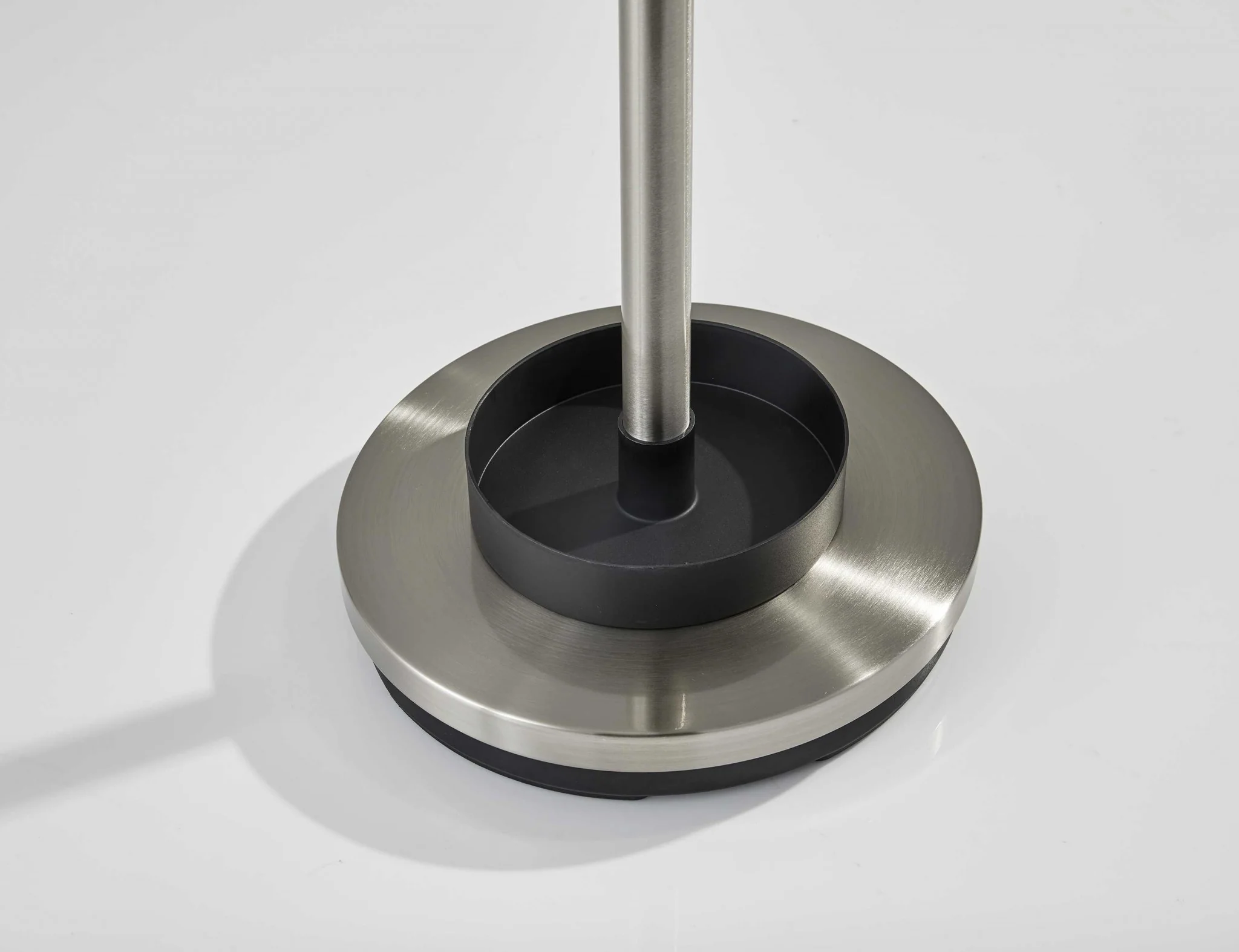 Brushed Steel Brushed Steel Stand  Coat Rack By Homeroots - Image 4