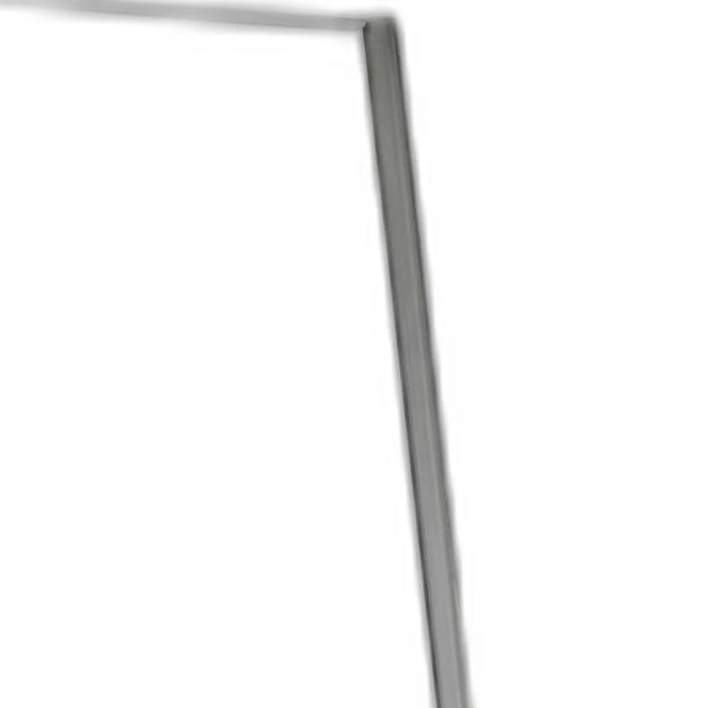 Brushed steel Floor Mirror By Homeroots - Image 5