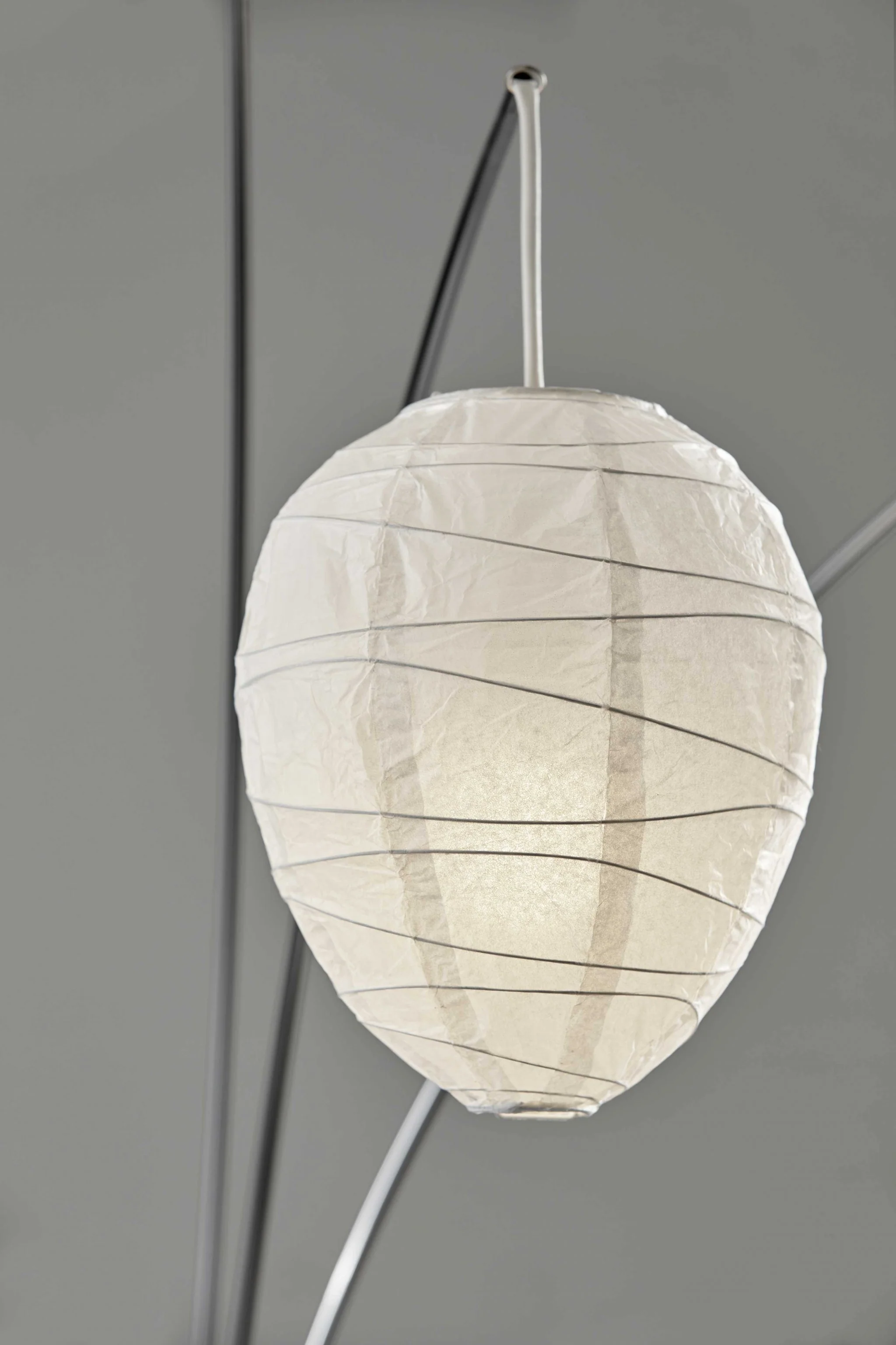 Brushed steel Metal Arc Lamp By Homeroots - Image 2