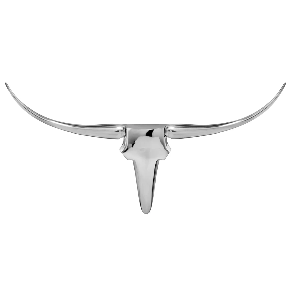Buffe Extra Large Long Horn Wall Bust By Homeroots - Image 2