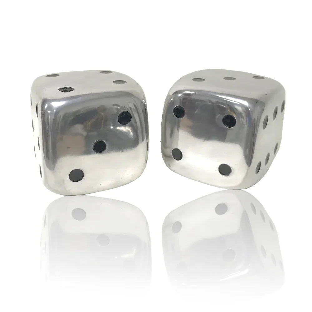 Buffed Decorative Dice Set of  By Homeroots - Image 3