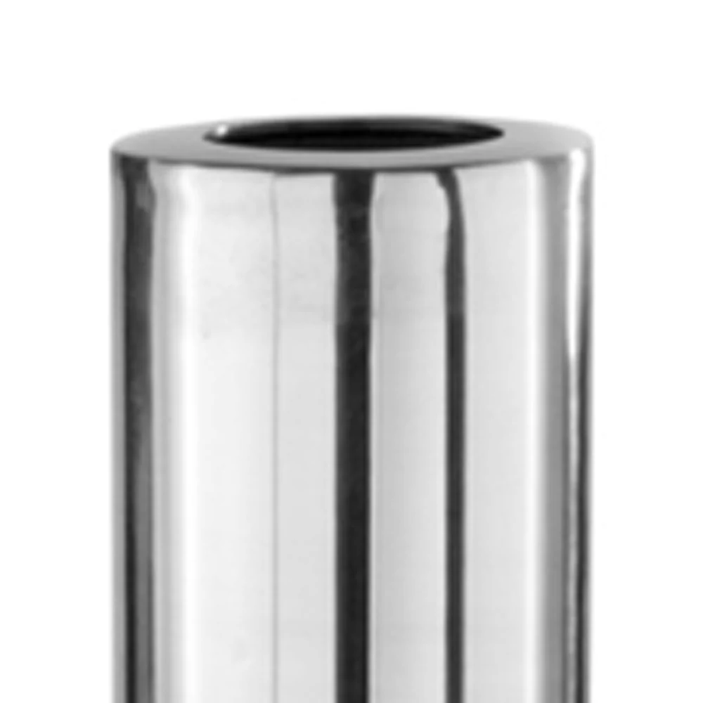 Buffed Extra Large Cylinder Tall Floor Vase By Homeroots - Image 3