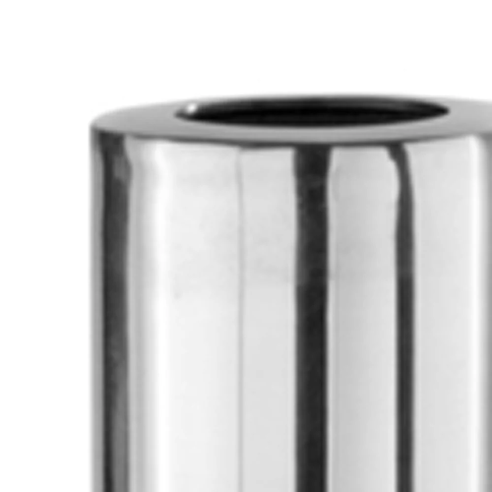 Buffed Extra Large Cylinder Tall Floor Vase By Homeroots - Image 4