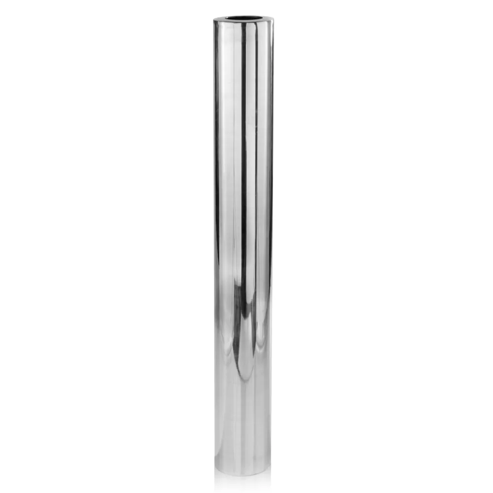 Buffed Large Cylinder Tall Floor Vase By Homeroots - Image 2