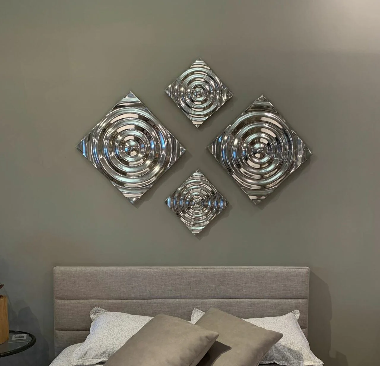 Buffed Large Rippled Wall Tile By Homeroots - Image 3