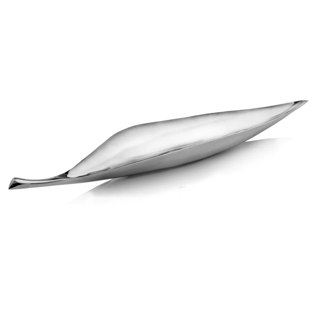 Buffed Tip Long Leaf Tray By Homeroots - Image 4