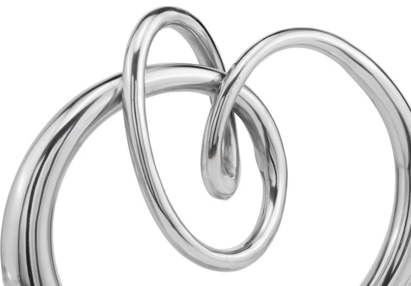 Buffed Twisted Knot Sculpture By Homeroots - Image 3