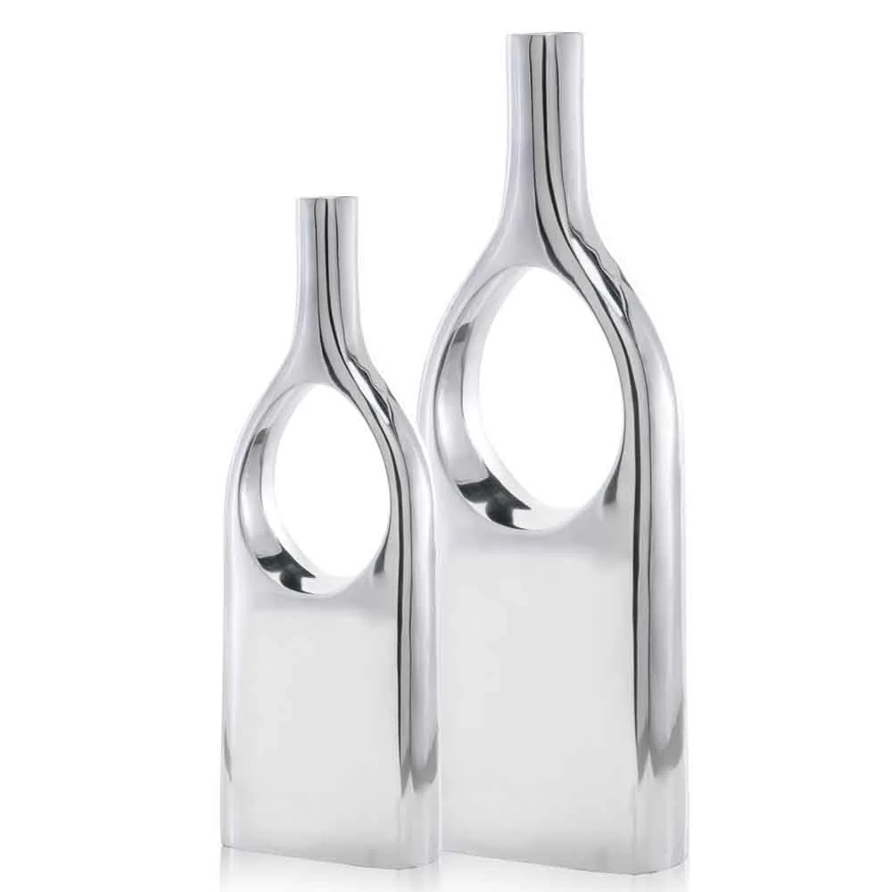 Buffed View Thru Vases Set of  By Homeroots - Image 2